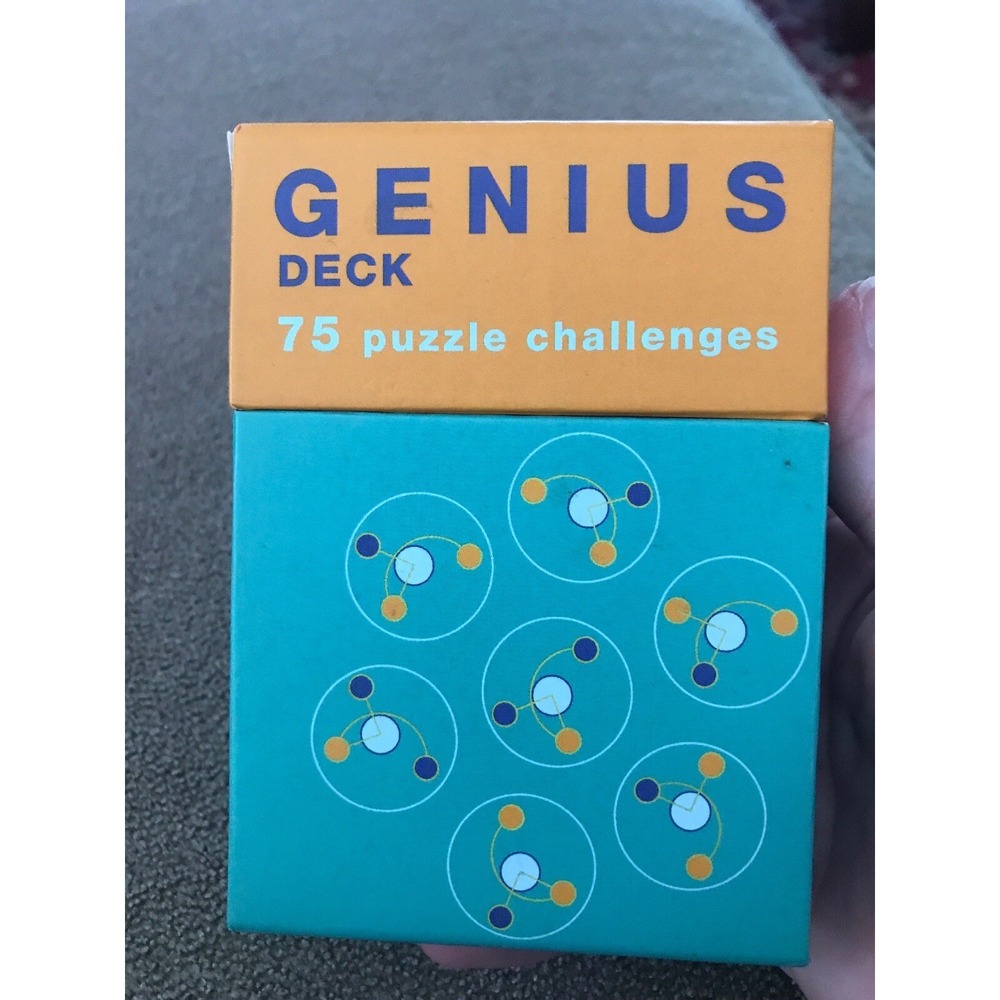 Genius Deck Cards 75 Puzzle Challenges (TD)